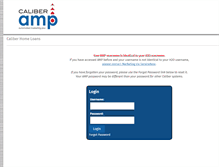 Tablet Screenshot of caliberamp.com